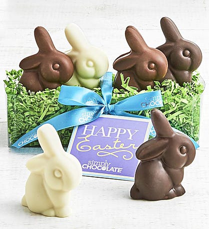 Simply Chocolate® Easter Bunny Quartet